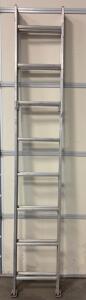 Werner D716-2 Extension Ladder, 16 ft, 200 lbs Capacity, Type III