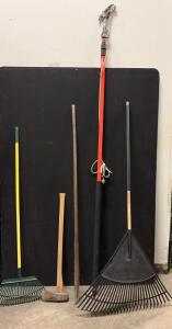 Corona Pole Saw and Garden Rake, Wood Handle Sledgehammer, Tree Cutter, And So Much More!!!