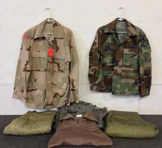 Military Clothing Set, Cold Weather Trousers & Undershirt, Various Sizes
