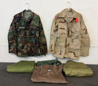 Military Cold Weather Gear, Camouflage & Tan, Multiple Sizes
