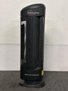 Ionic Pro Turbo Ionic Air Purifier, Black, Up to 500 sq. ft. Coverage (Tested and Works)