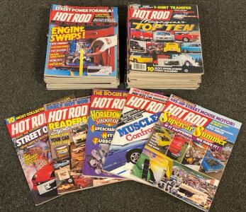 Collection Of Vintage Hot Rod Magazines