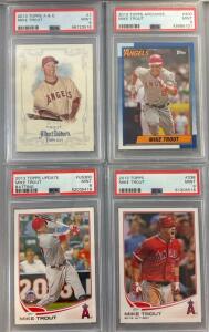 Angels 2013 TOPPS Graded Mike Trout Baseball Cards
