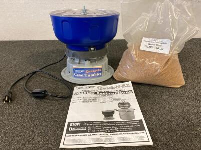 Frankford Arsenal Quick-N-EZ Vibratory Case Tumbler With Bag Of Cleaning And Polishing Media