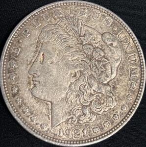 1921-D Morgan Silver Dollar Coin