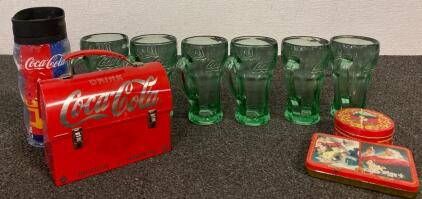 CocaCola Glasses And Other Collectibles