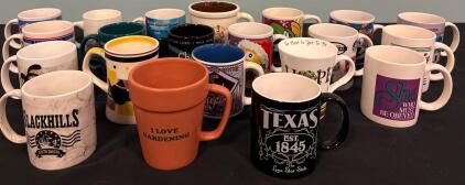 Coffee Mug Lot Including M&Ms Looney Tines Traveling And More