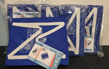 (4) Sterns Boating Floatation Cushions- All Brand New