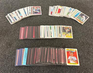(200+ Cards) 1990 Topps Baseball Cards, Various Players and Teams, Includes All-Star Card and more!