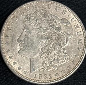 1921-D Morgan Silver Dollar Coin