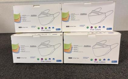 Multi Colored Disposable masks