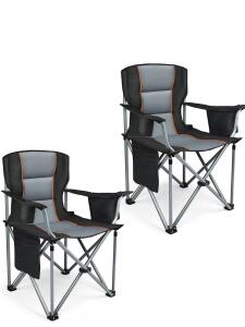 FZIFZI Heavy Duty 2 Pk Camping Chairs