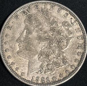 1921-D Morgan Silver Dollar Coin