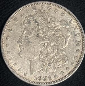 1921-D Morgan Silver Dollar Coin