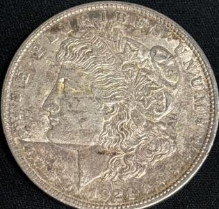1921-D Morgan Silver Dollar Coin
