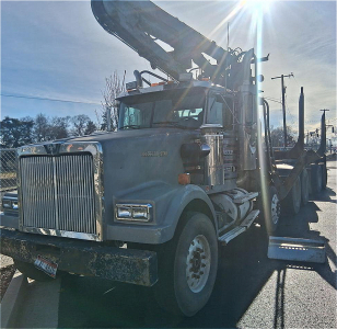 1997 WESTERN STAR SELF LOADER LOGGING TRUCK