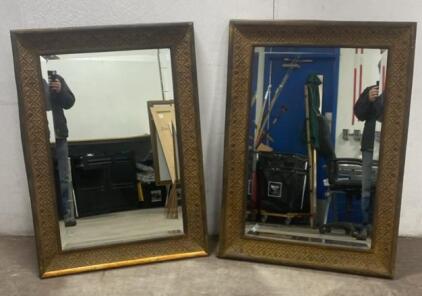 (2) Vintage Mirrors 32X45