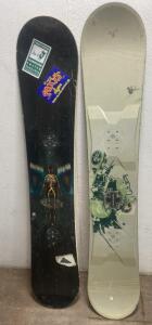 (2) Snowboards K2 63&rdquo;and Burton 61&rdquo;