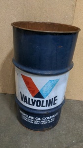 Valvoline Oil Drum