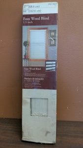 New Faux Wood Blinds