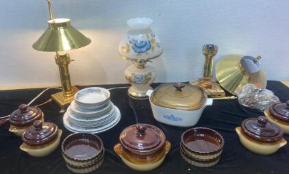 (3) Working Lamps / Nice Dishes