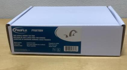 ProFlo Two Handle Roman Tub Trim ( New in Box ) PF6870BN