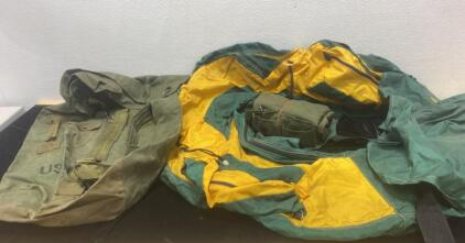 (2) Military Bags / Fishing Float Tube / Trunk