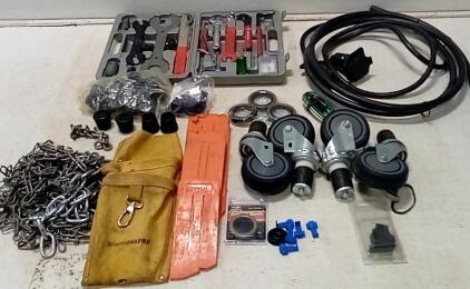 Lifu Prontool Bycicle Repair Kit. Chain. Stihl Tree Felling Wedges. 4 Cart Wheels. +More.