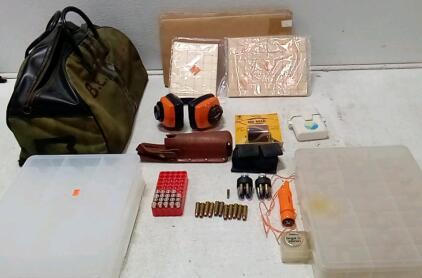(12) Rounds .38 Special (Lead.) (11) Rounds .38 Special (Hollow Point.) (1) .22LR. (19) Spent .38 Special Casings. + More.