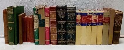 LOT Of Vintage Hardback Books. Collected Works Of Robert Louis Stevenson. Plato / Marcus Aurelious. The Three Musketeers. Adventures Of Tom Sawyer. + More.