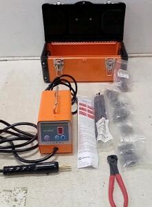 Rainflo Hot Stapler With (7) Bags Of Staples (For Welding Cracked Plastic, Turns On.) +More.
