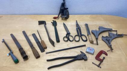 Various Tools - Sissors / Files / Clamp / Crowbar and More