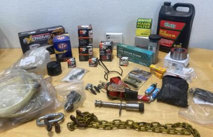 Oil Filters / Brake Pads / Hydraulic Fluid / CO2 Inflators / and so Much More