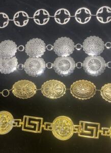 (11) Fancy Belts Various Sizes / Necklace / Glasses Chain