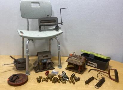 (2) Bird Houses / Workout Weight / Adjustable Chair /and Much More