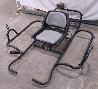(Black) Pontoon Float Tube Frame