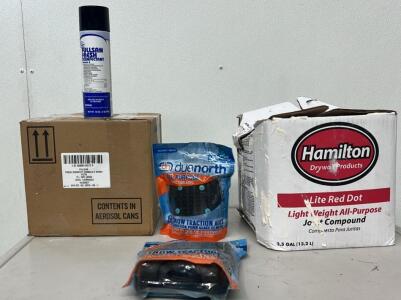 Hamilton Joint Compound 3.5 Gal, Due North Traction Aids, Pulsar Fresh Cleaner,(Please Inspect In Person )