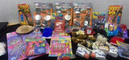 Unopened Toys / Doll Accessories- Beauty Set - Mini Dishware - Doll shoes and Hats and Glasses and More