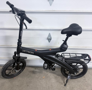Jetson Bolt Pro Electric Bike, 350W Motor, 14" Wheels, Foldable, Black