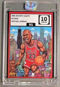 (1) 1986 Rookie Sports Goats Michael Jordan Graded Sports Card