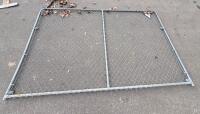 Large Chain Link Dog Run Galvanized Steel, 4'x6', 2" Mesh Size - 6