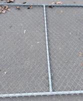 Large Chain Link Dog Run Galvanized Steel, 4'x6', 2" Mesh Size - 8