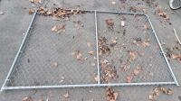 Large Chain Link Dog Run Galvanized Steel, 4'x6', 2" Mesh Size - 10