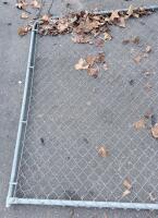 Large Chain Link Dog Run Galvanized Steel, 4'x6', 2" Mesh Size - 11