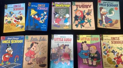 Vintage Comic Books (10) - Uncle Scrooge / Little Lulu / Tubby