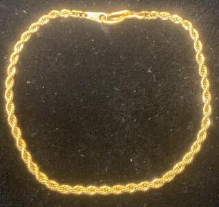Gold Bracelet Stamped 14K - Unable to Verify