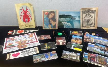Vintage Postcards - Vintage Circus Circus Items - Vintage I ❤️NY Pendant