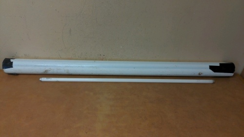 PVC Tube of (10) New 4' Florescent Light Bulbs