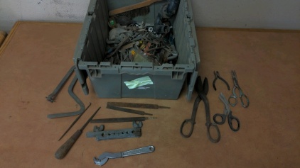 Tote of Assorted Hand Tools