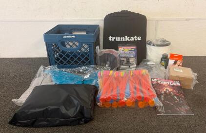Including Trunkate Exclusive 3-In-1 Trunk Organizer, (1) Clevermade Collapsible Crate, Waterballons, And So Much More!!